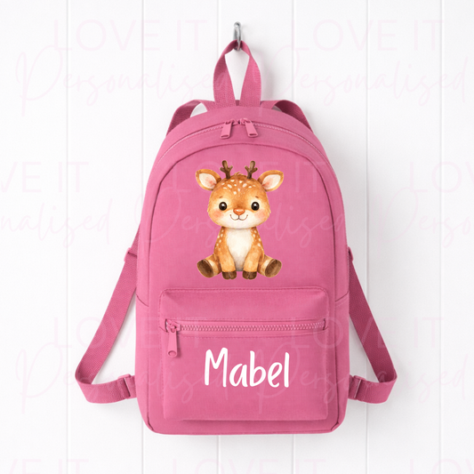 Personalised Children’s Deer Mini Backpack