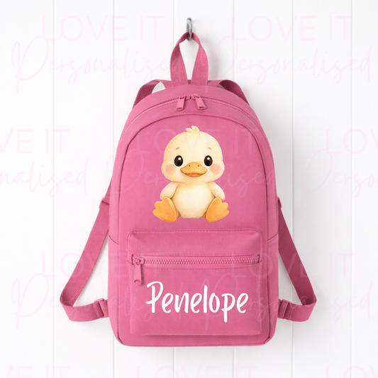Personalised Children’s Duck Mini Backpack