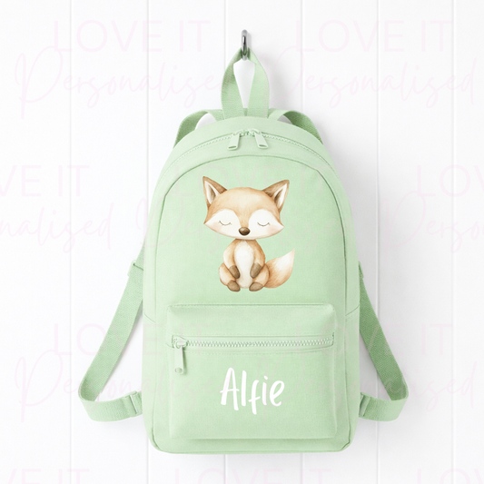 Personalised Children’s Fox Mini Backpack