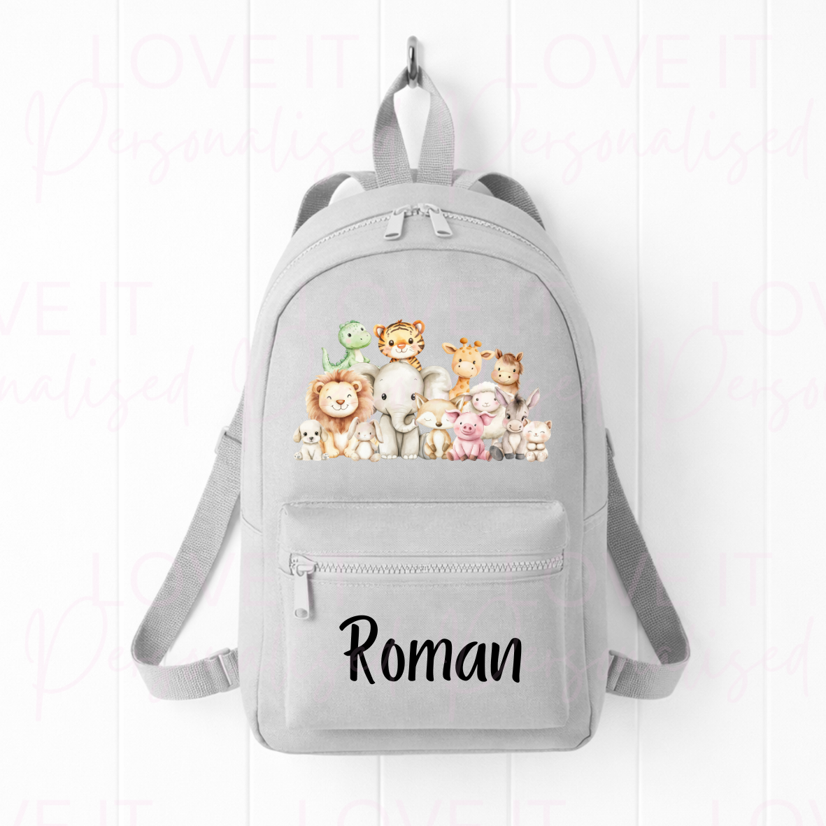 Personalised Children’s All Animals Mini Backpack