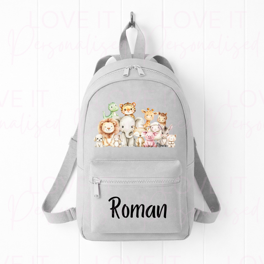 Personalised Children’s All Animals Mini Backpack