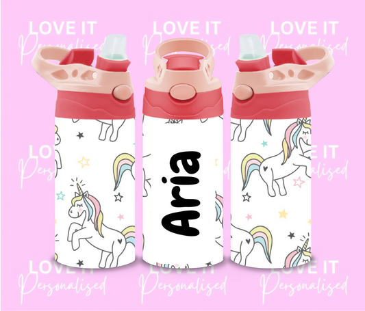 Children’s Personalised Unicorn Water Bottle