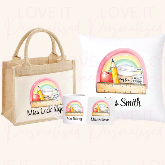 Personalised Rainbow Teacher Gifts