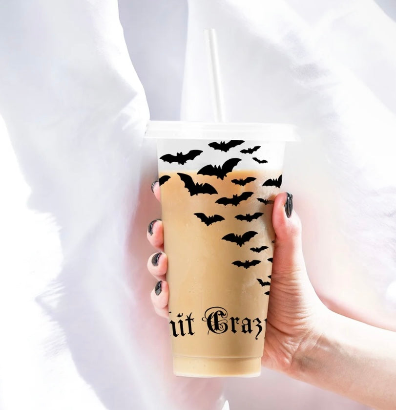 Halloween Batshit Crazy 24oz Cold Cup