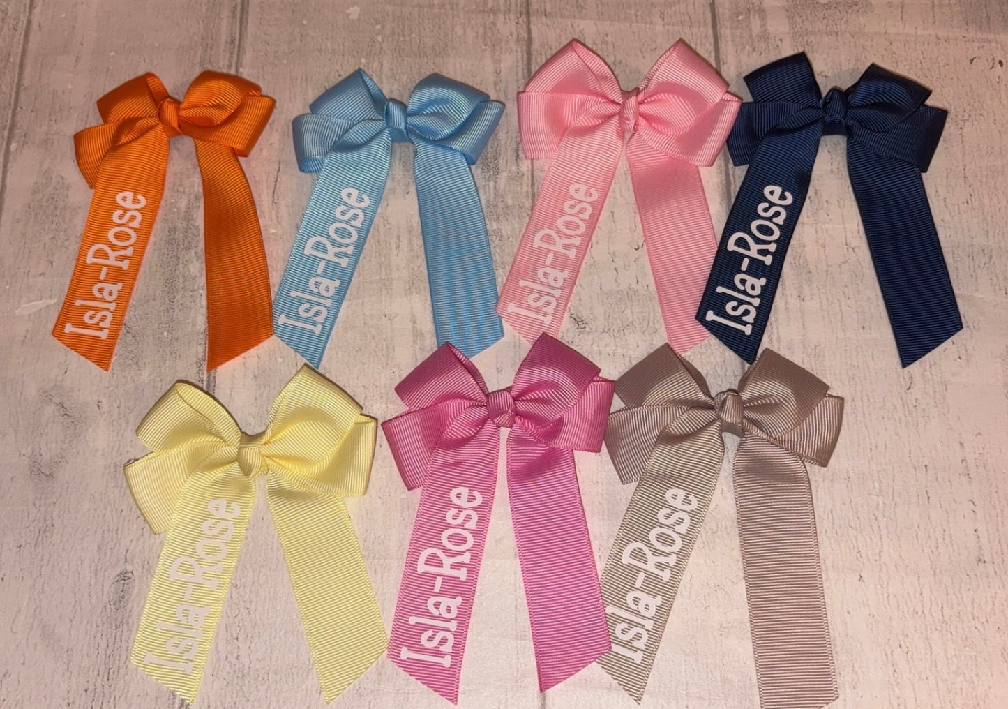 Personalised 4-Inch Hair Bow