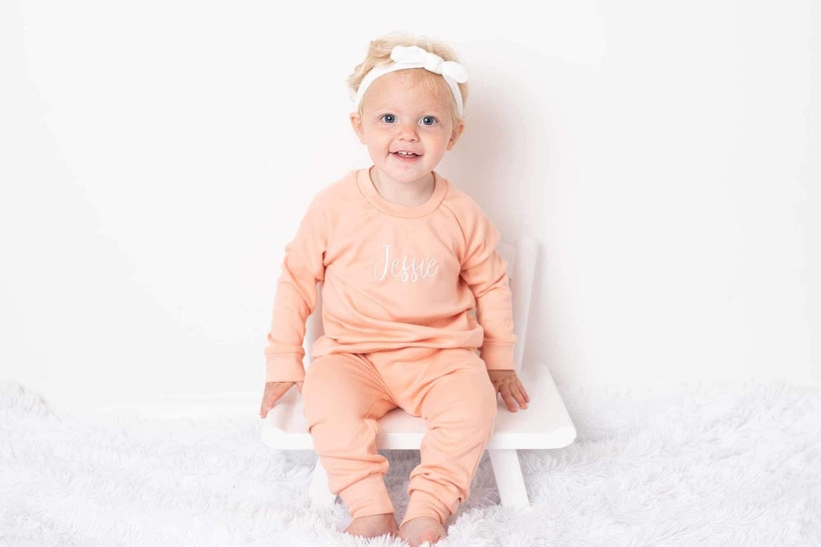 Children's Embroidered Loungewear