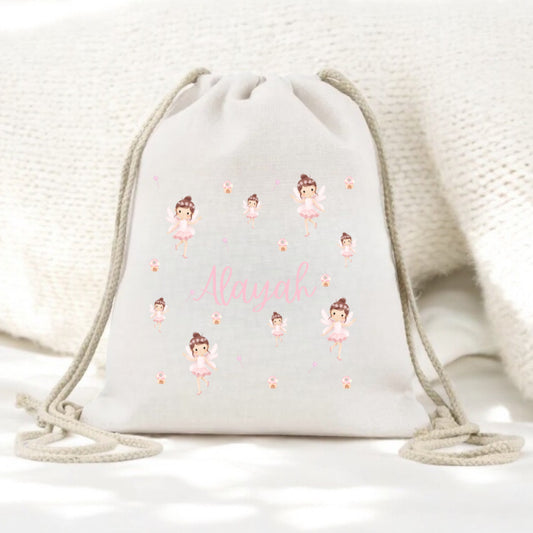 Personalised Fairy Children’s Drawstring Pe/Swim Bag