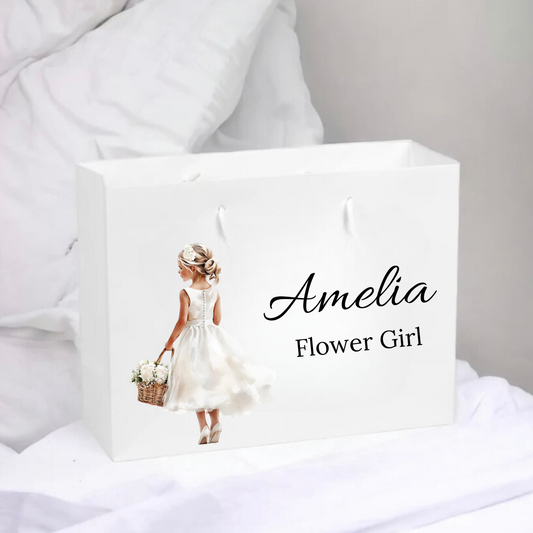 Personalised Gift Bag - Flower Girl Design