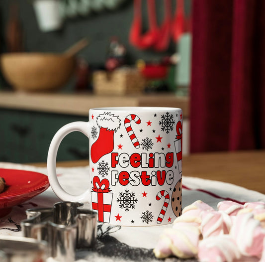 Feeling Festive Christmas Mug