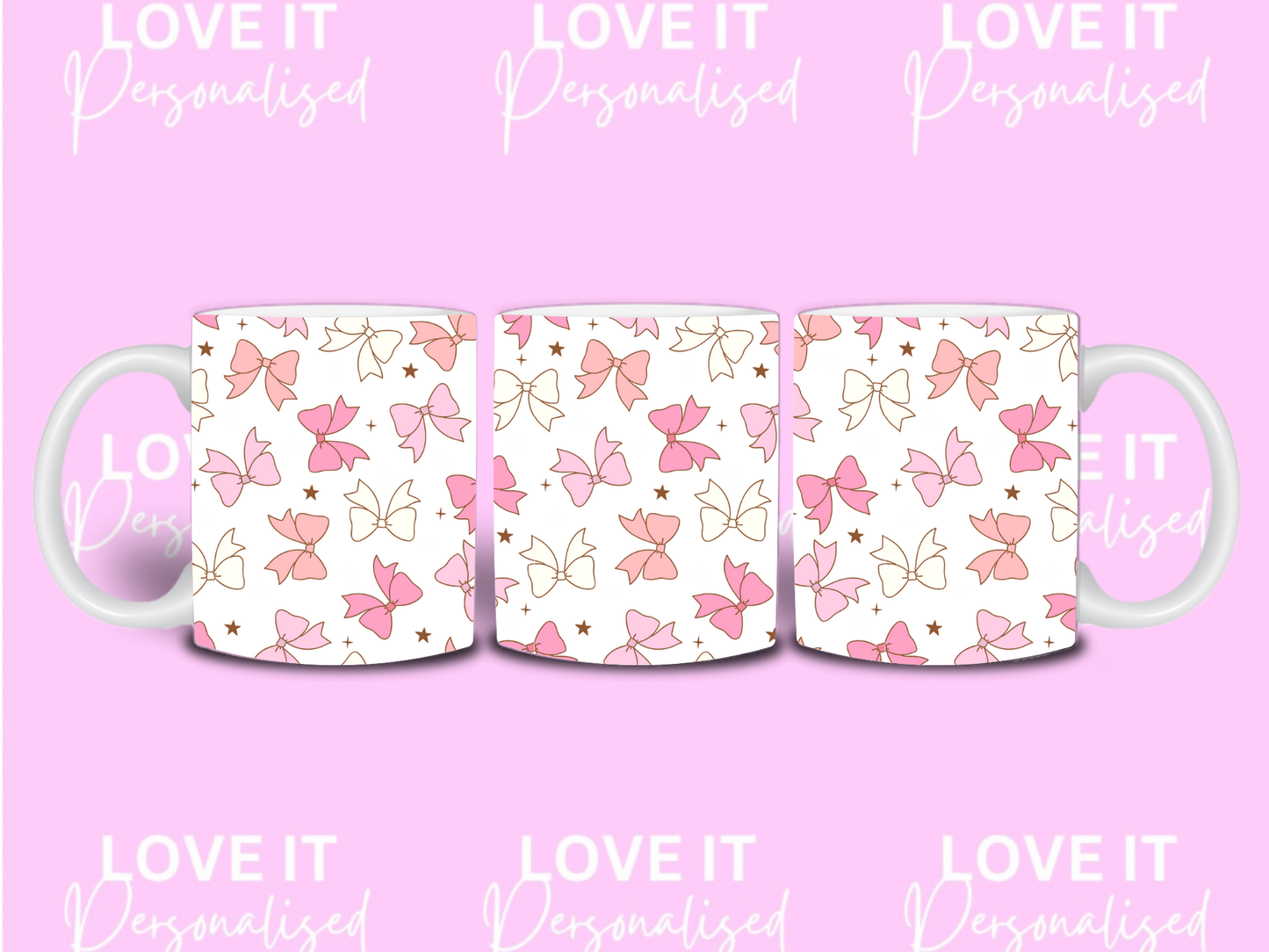 Pink Bow Mug