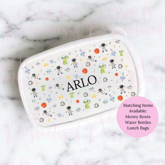 Personalised Space Lunch/Snack Box