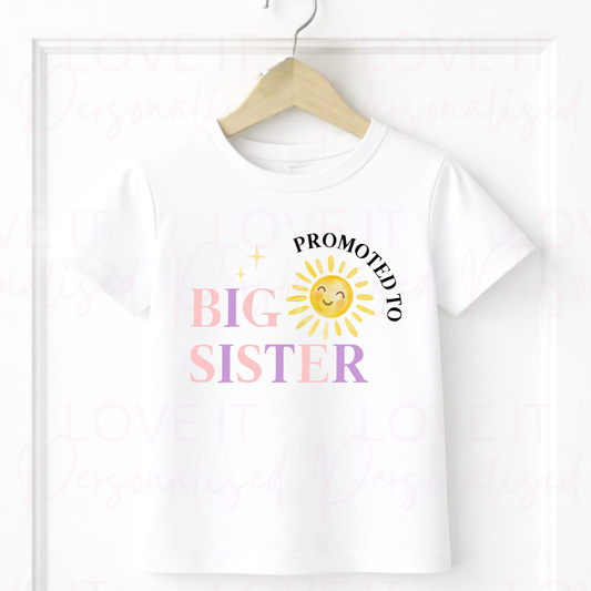 Big Sister T-shirt - Big Brother Announcement