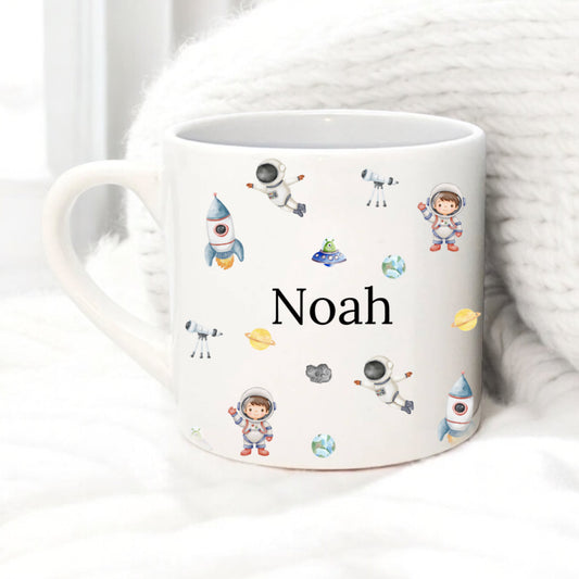 Personalised Space Children’s 6oz Ceramic Mug
