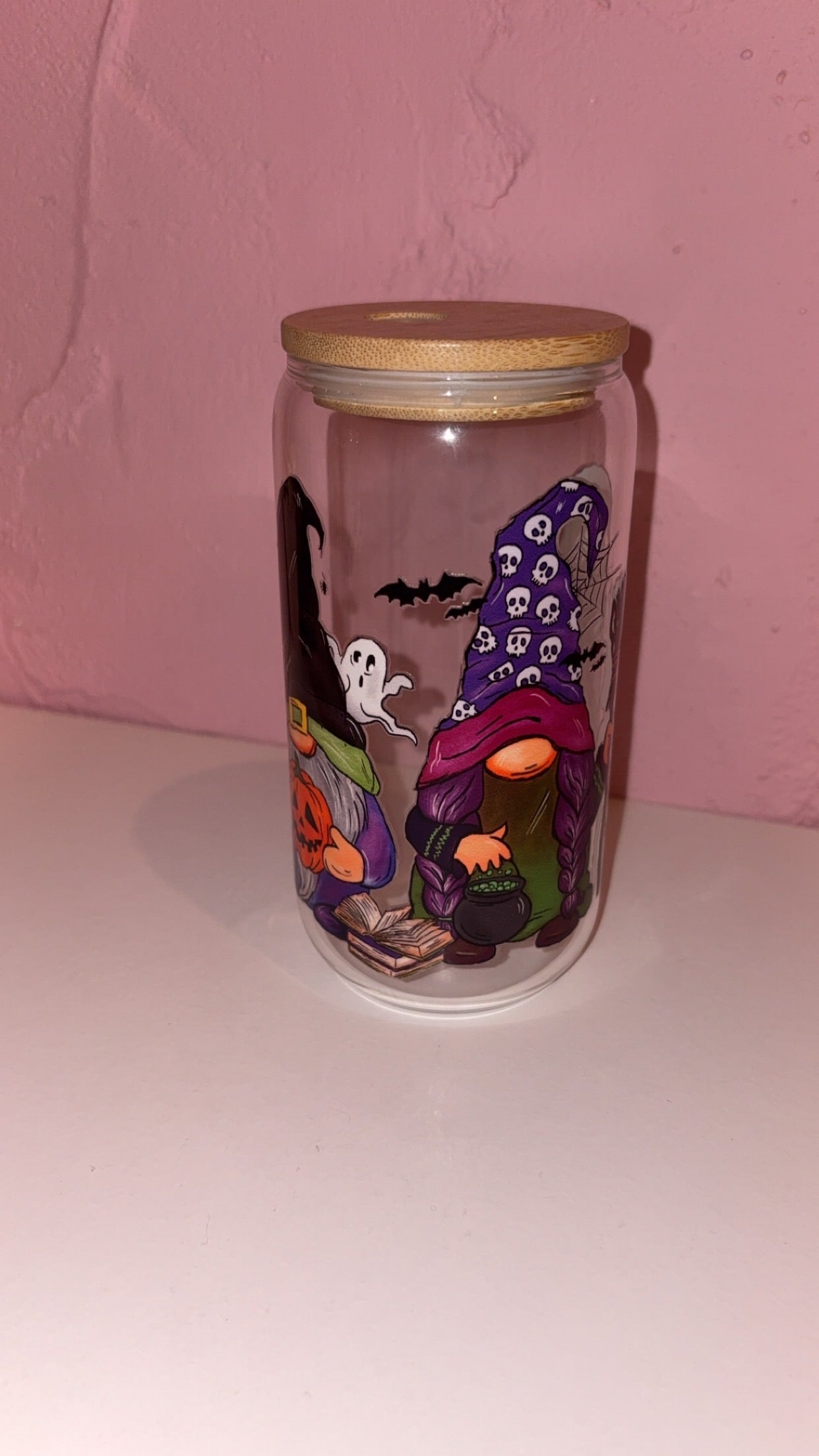 Halloween Design 16oz Plastic/Glass Libbey Can