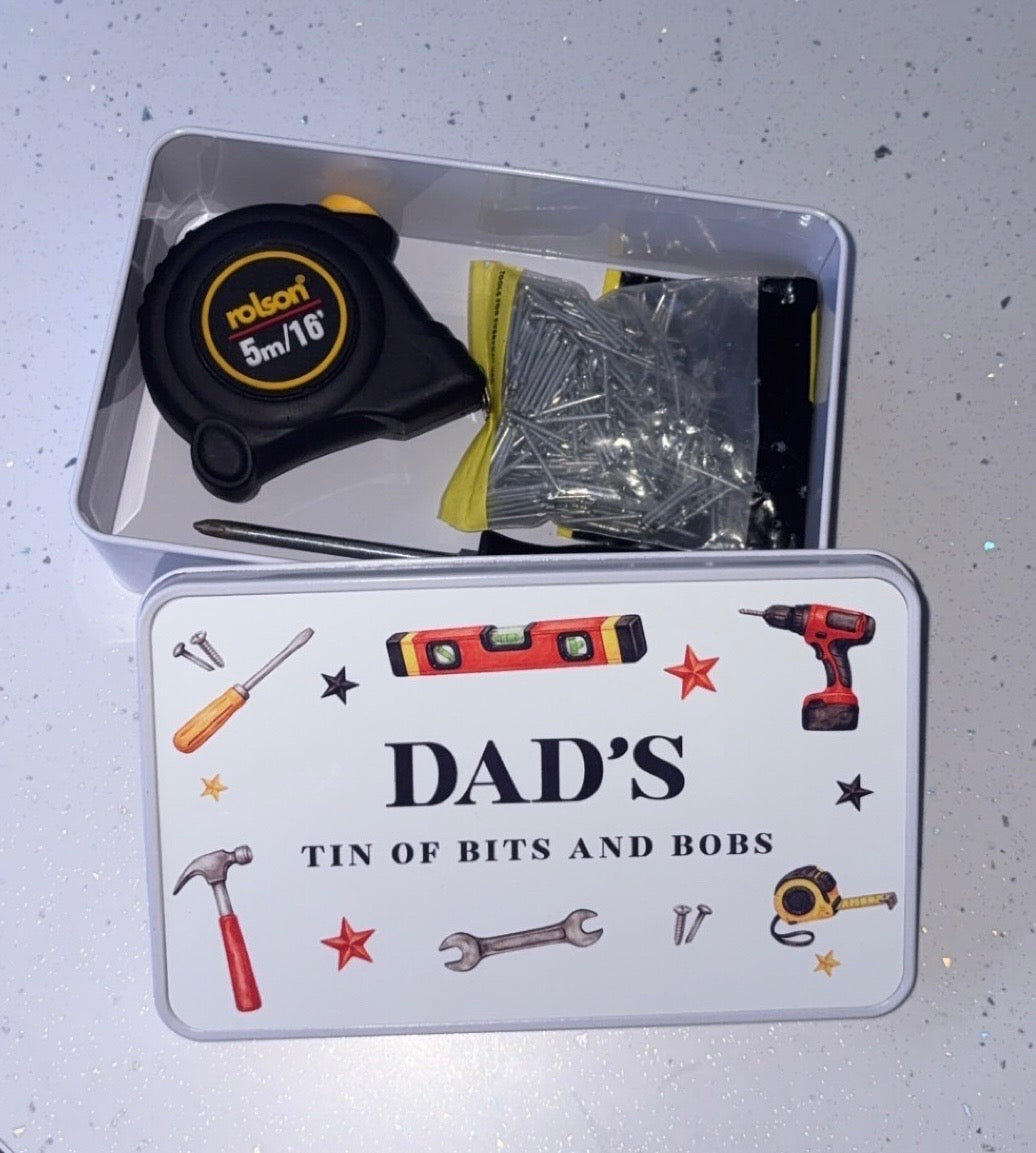 Personalised Bits & Bobs Tool Tin
