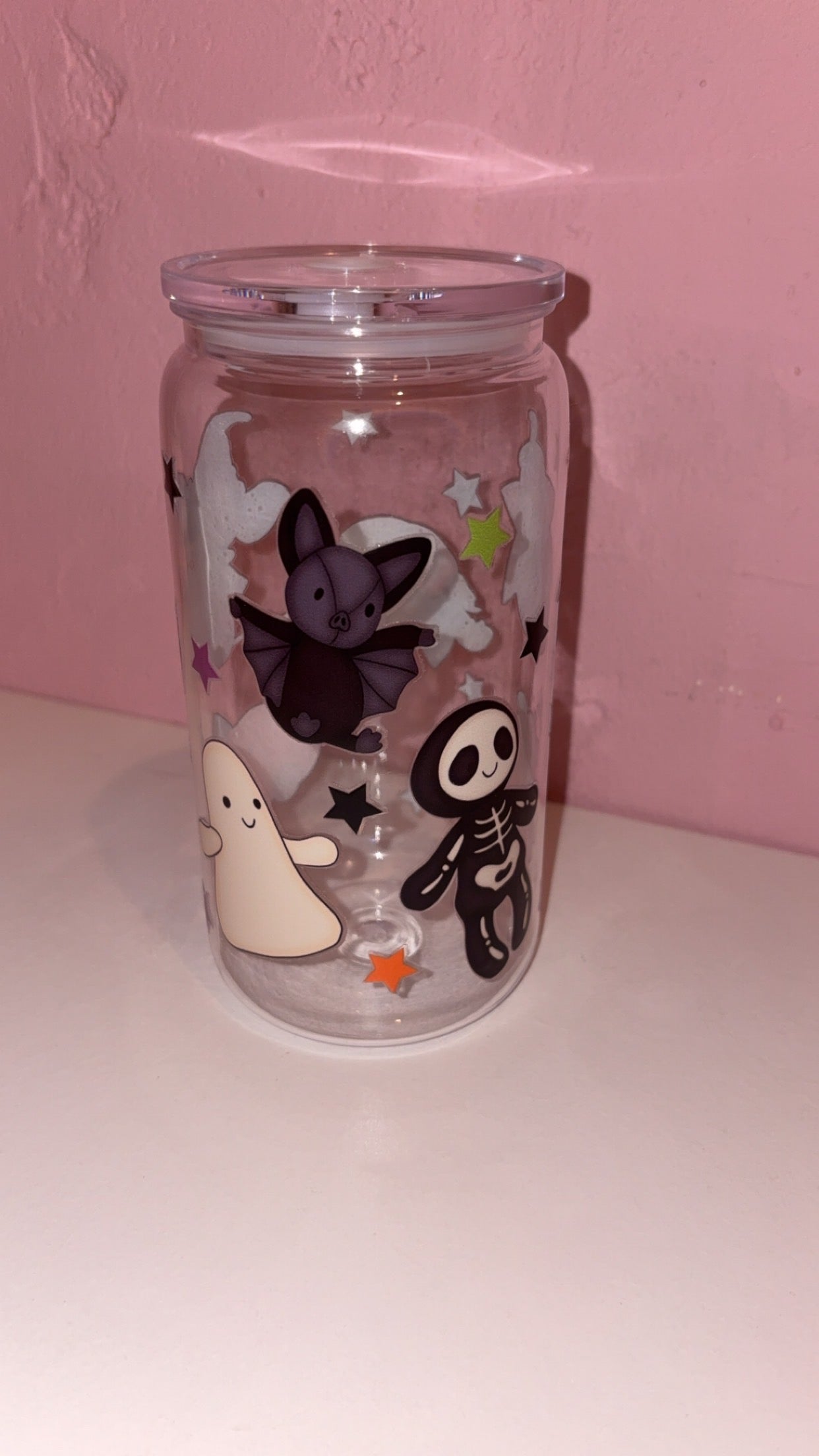 Halloween Design 16oz Plastic/Glass Libbey Can