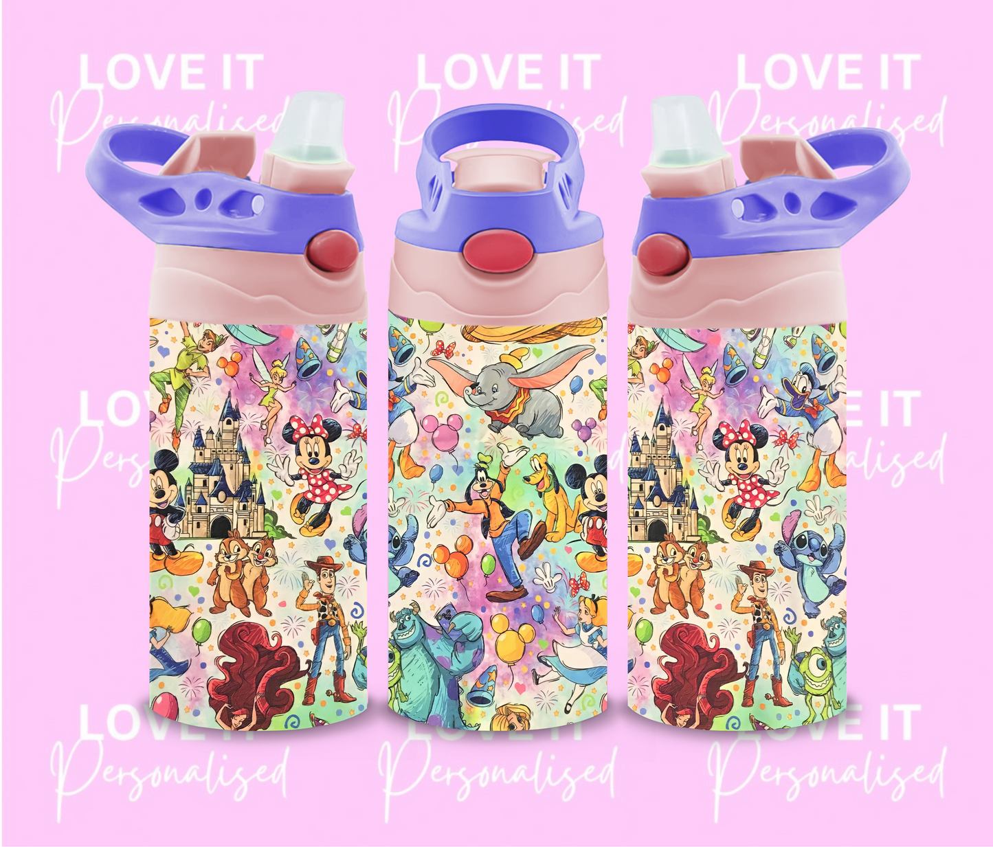 Children’s All Characters Water Bottle