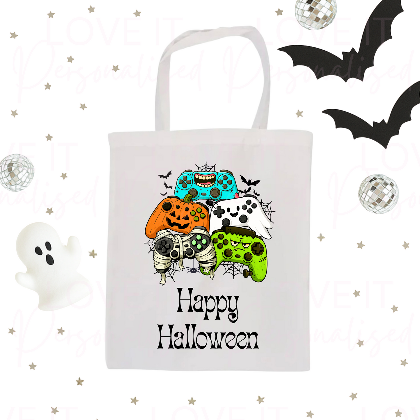 Gamer Design Halloween Trick Or Treat Bags