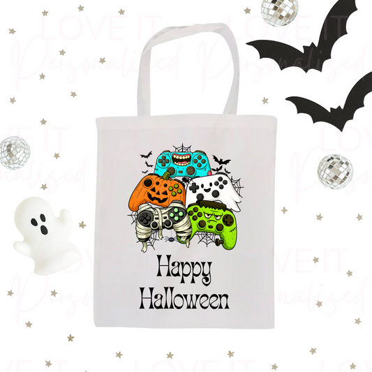 Gamer Design Halloween Trick Or Treat Bags