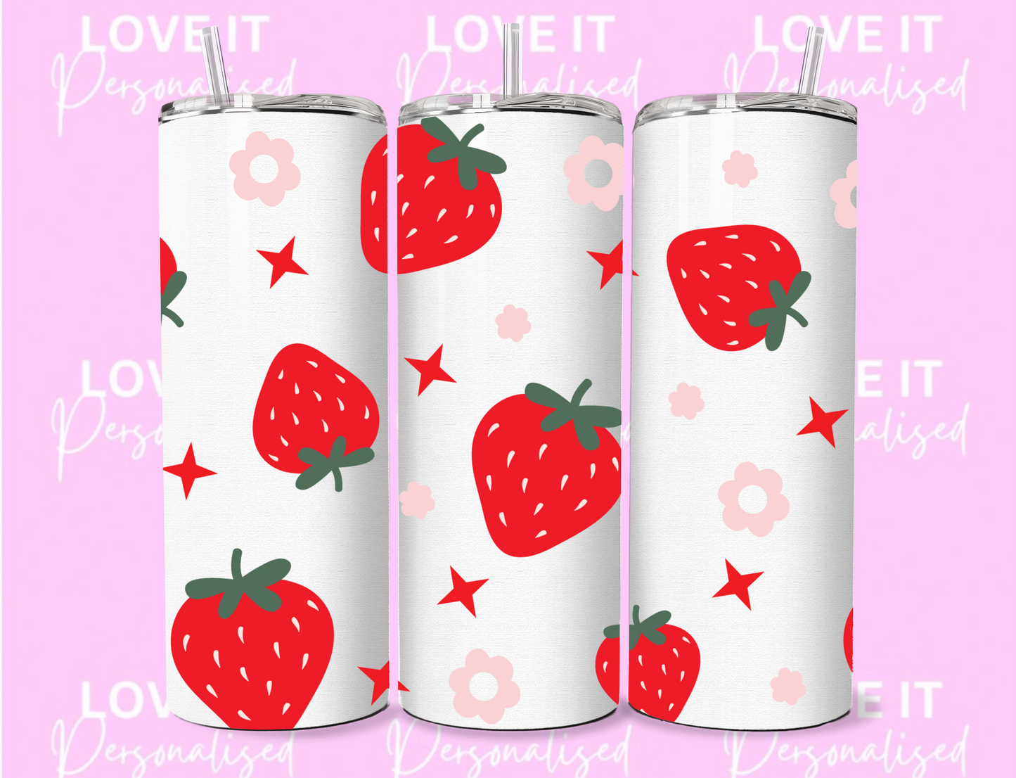 Red Strawberry 20oz Tumbler