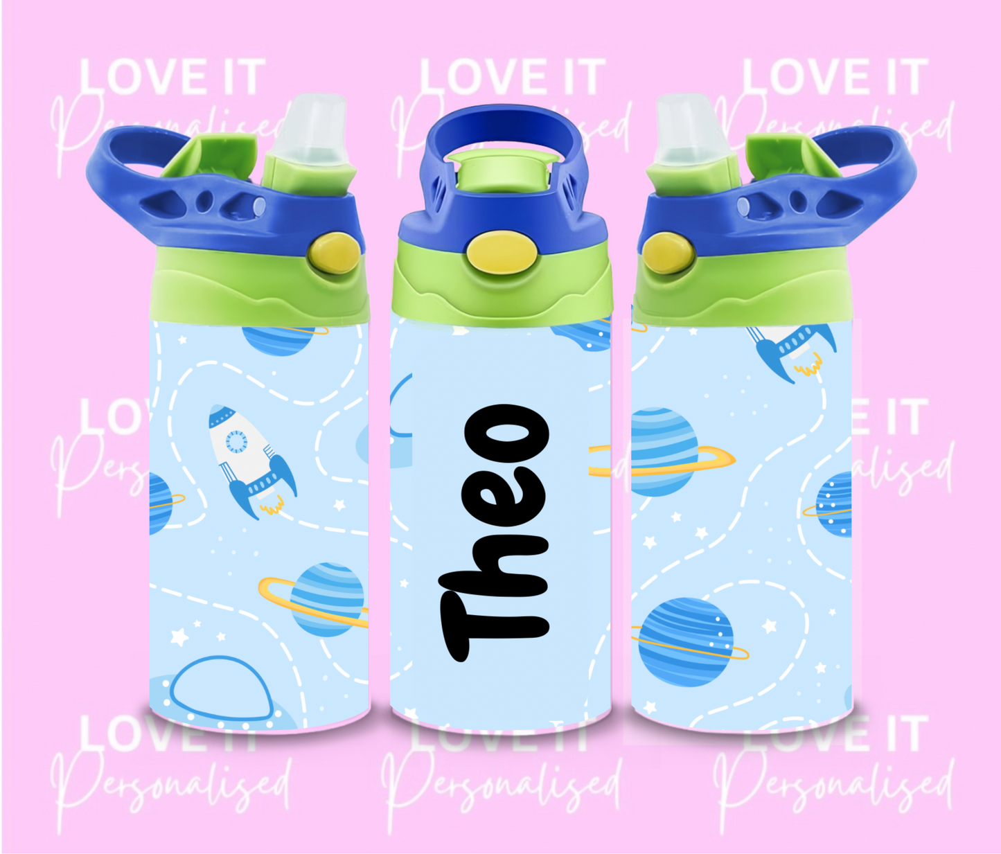 Children’s Personalised Space Water Bottle