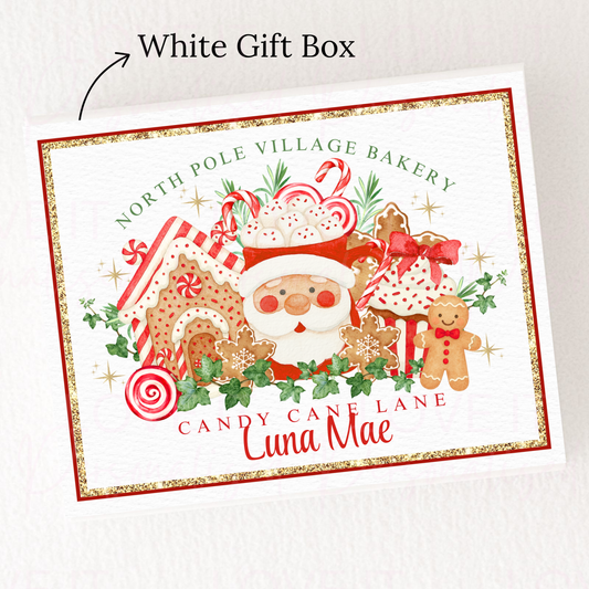 Personalised Christmas Gift/Eve Box - Christmas Bakery Design