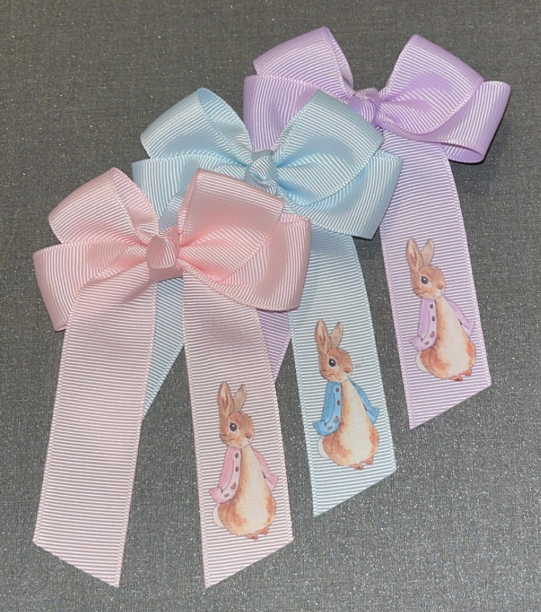 Personalised Rabbit 4-inch Hair Bows