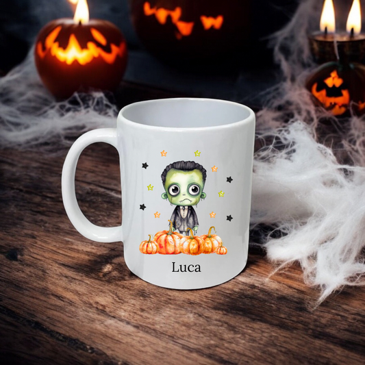 Personalised Halloween Mug - Frankenstein Design