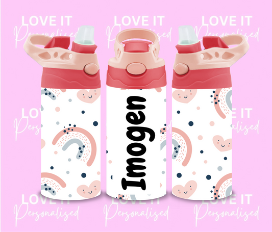 Children’s Personalised Rainbow Water Bottle