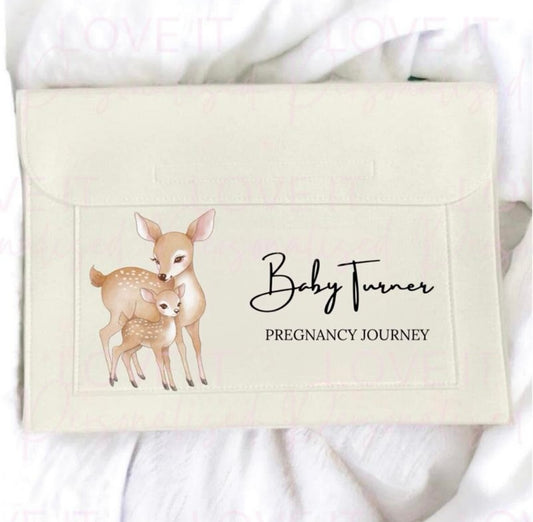 Personalised Deer Pregnancy Notes/Journey Folder