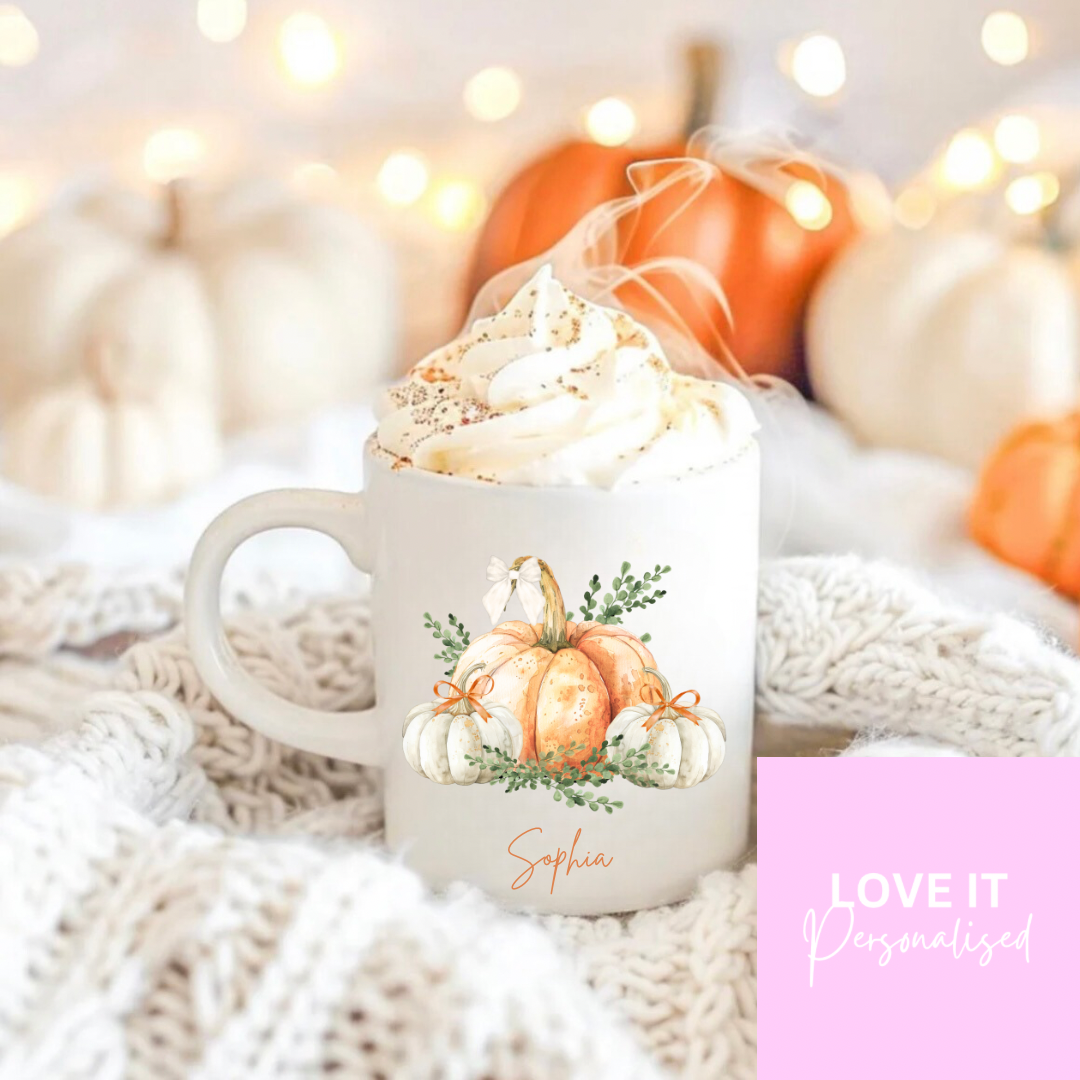 Personalised Halloween Mug - Pumpkin Design