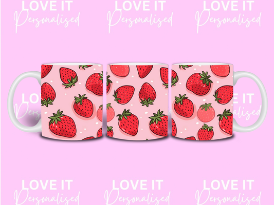 Strawberry Design Mug