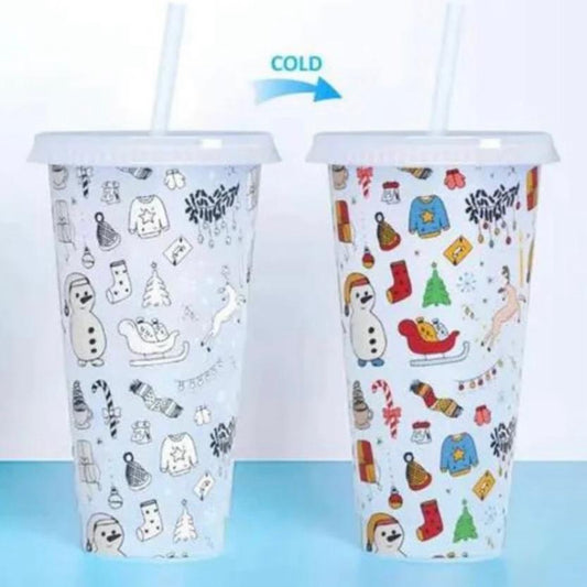Christmas Colour Changing 24oz Cold Cup