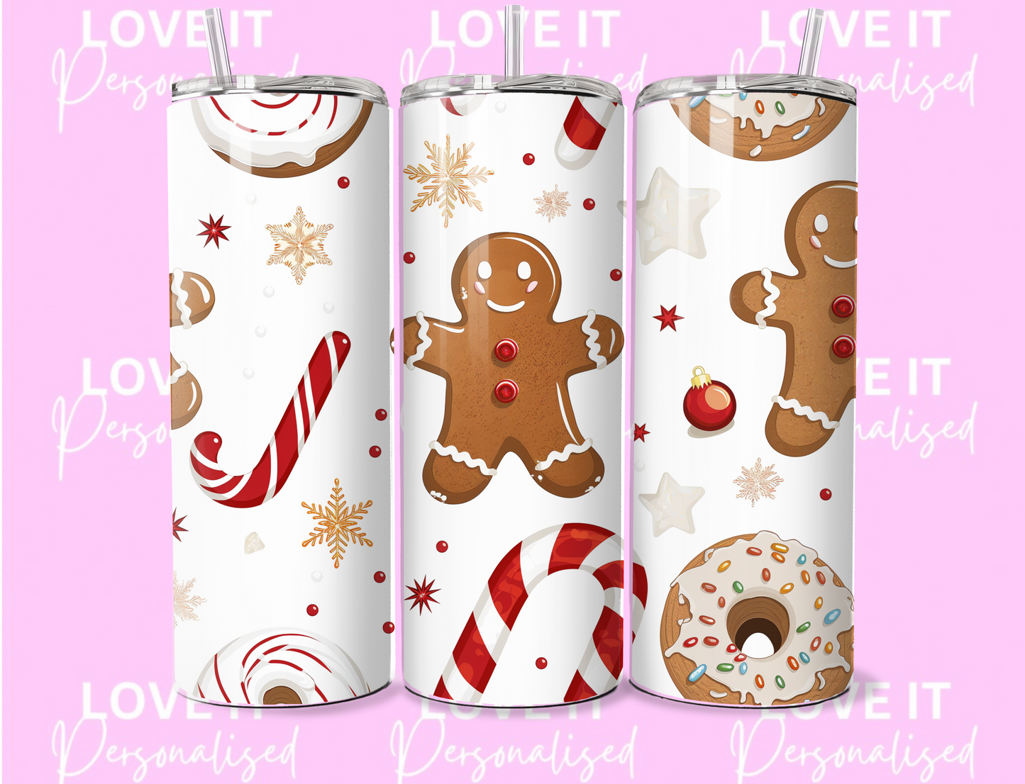 Gingerbread Christmas 20oz Tumbler