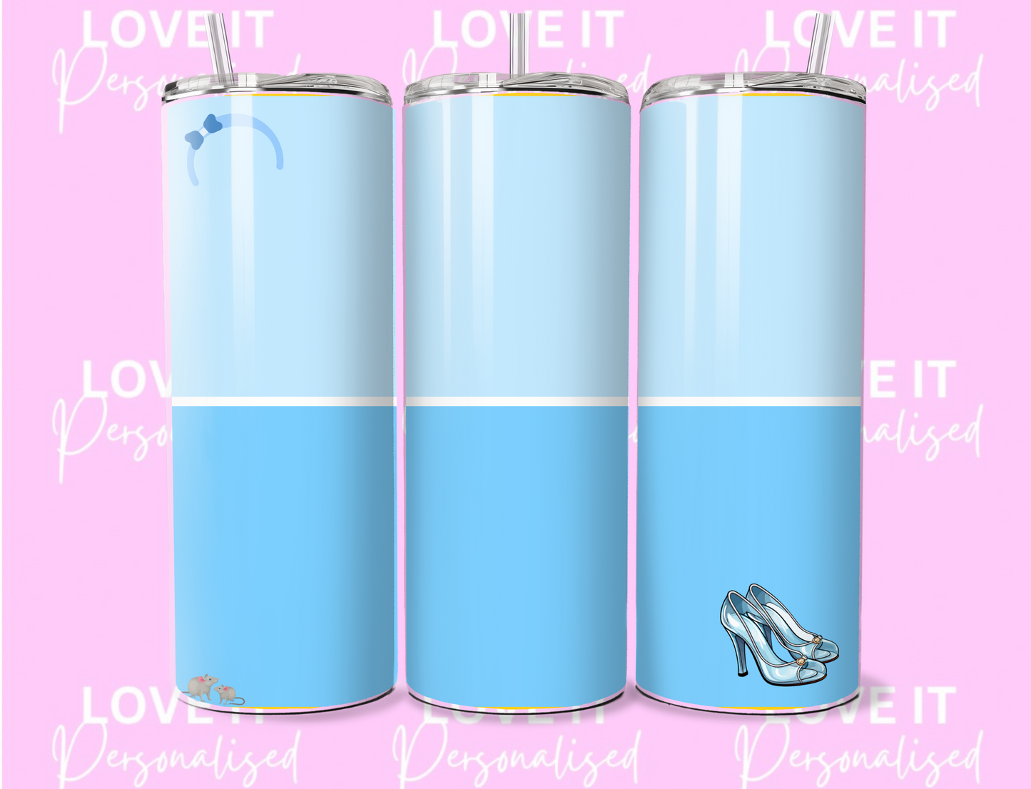 Blue Princess 20oz Tumbler