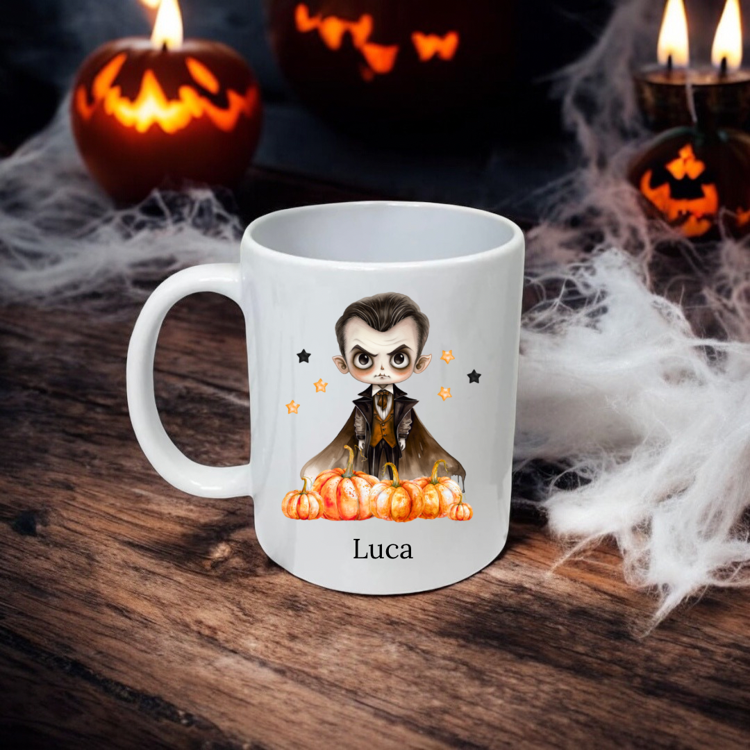 Personalised Halloween Mug - Vampire Design