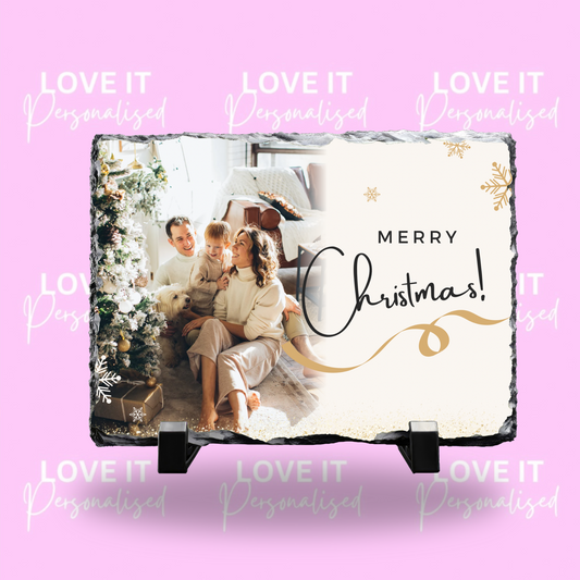 Merry Christmas Photo Slate