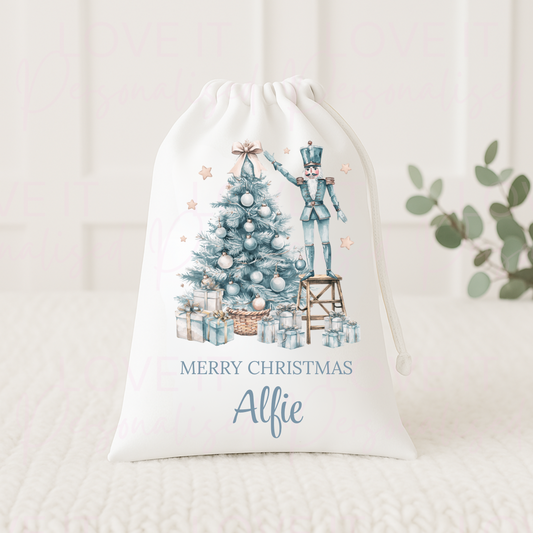 Personalised Christmas Eve Bag - Nutcracker Design