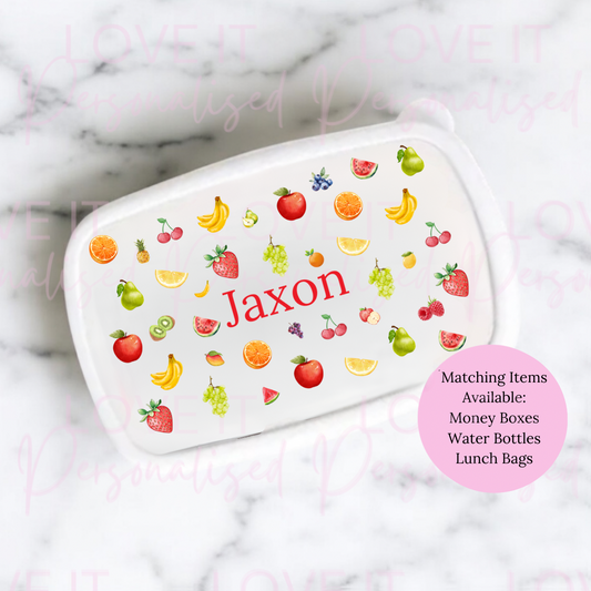 Personalised Fruit Lunch/Snack Box