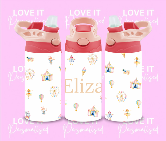 Personalised Circus 12oz Water Bottle