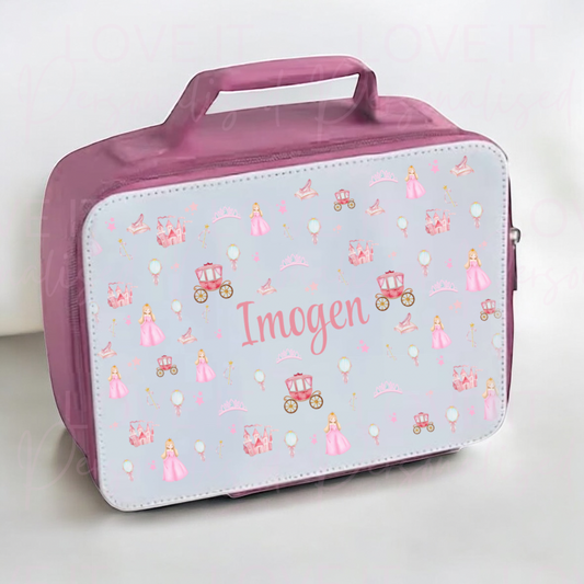 (Copy) Personalised Princess Pink Lunch Bag