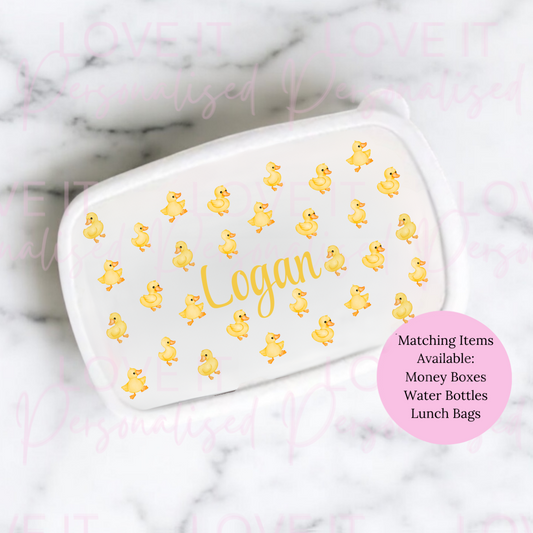 Personalised Duck Lunch/Snack Box