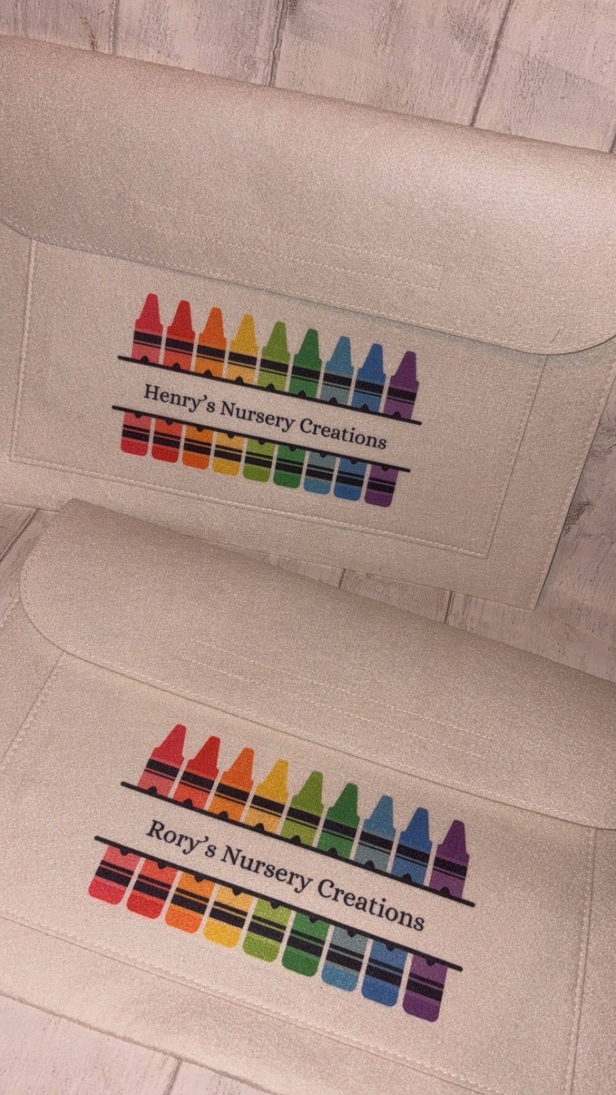 Personalised Nursery/School Creations/Keepsake Polyester Folder