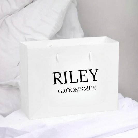 Personalised Wedding Gift Bag - Groomsmen