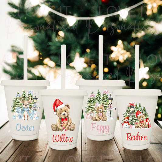 Personalised Children’s Christmas 16oz Cold Cups