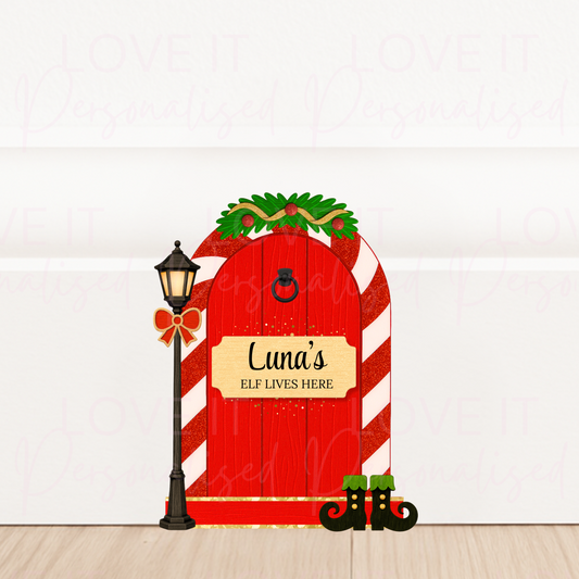 Personalised Acrylic Elf Door