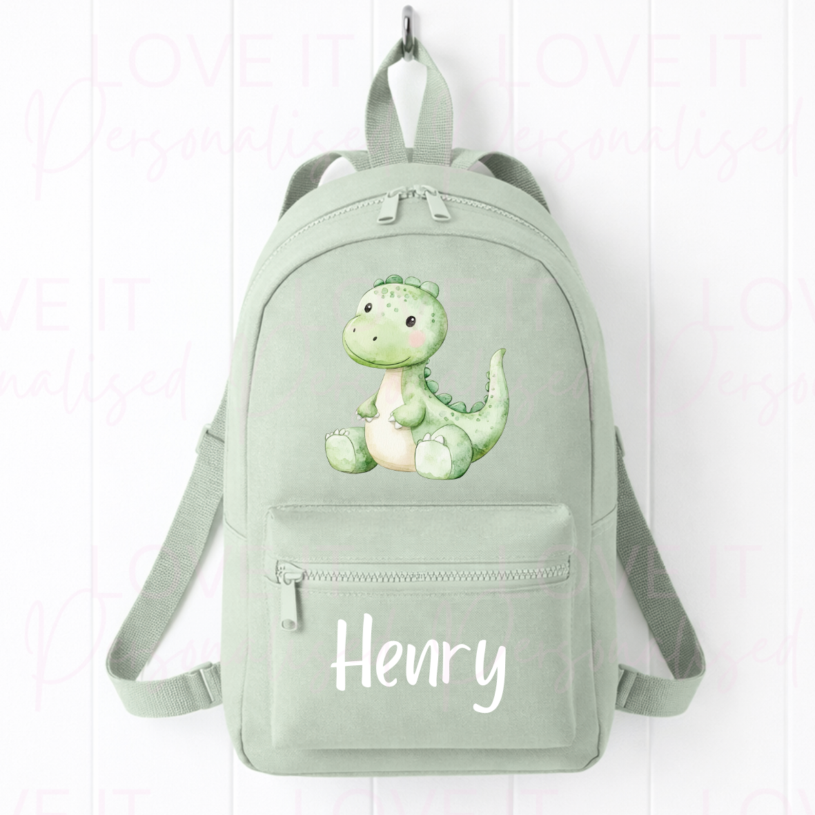 Personalised Children’s Dinosaur Mini Backpack