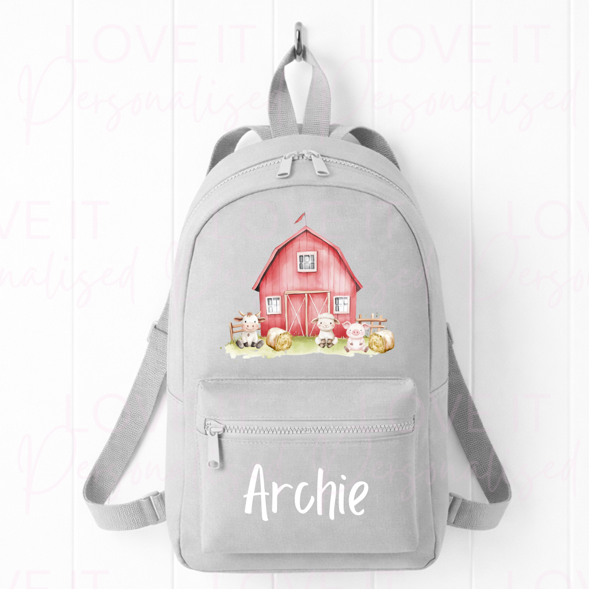 Personalised Children’s Farm Animal Mini Backpack