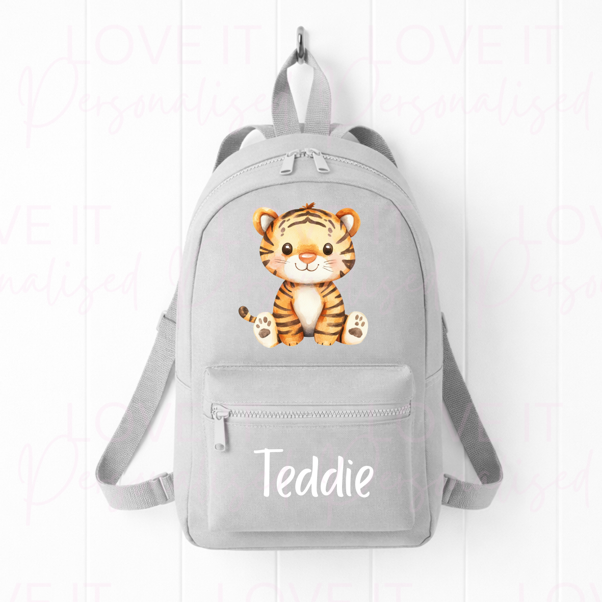 Personalised Children’s Tiger Mini Backpack