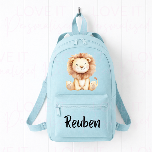 Personalised Children’s Lion Mini Backpack
